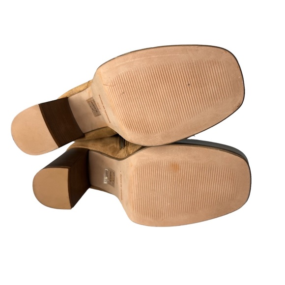 Free People Cognac Brown Echo Platform Over the Knee Boots 9 - Picture 11 of 11